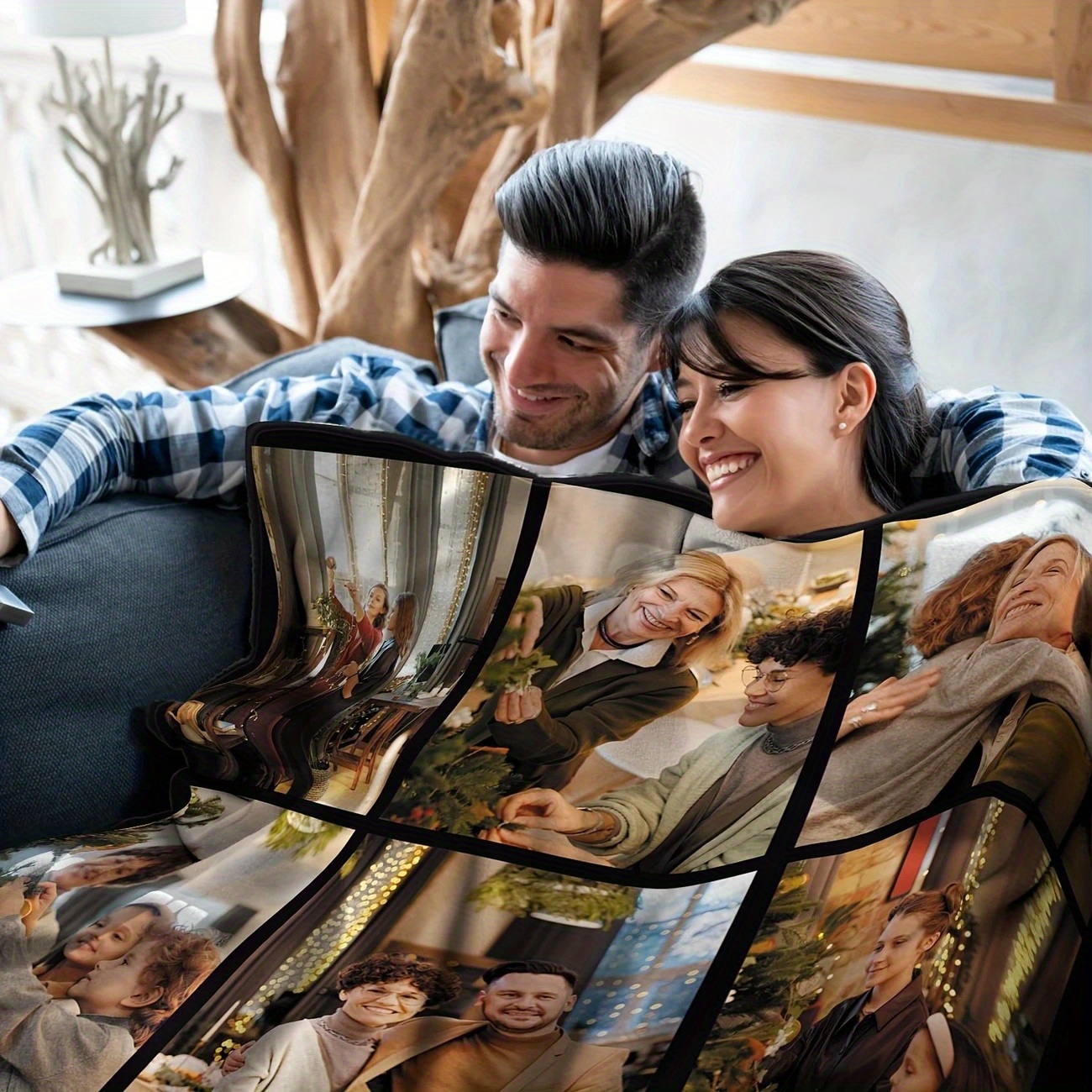280Gsm Personalized Plush Photo Blanket Gift